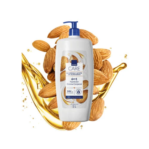 Crema corporal glicerina y aceite de almendras